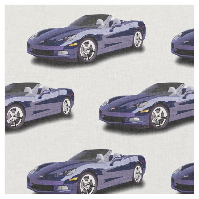 Tela del convertible del Corvette (De cerca)