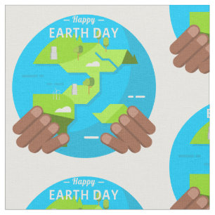tela del Día de la Tierra feliz de áfrica
