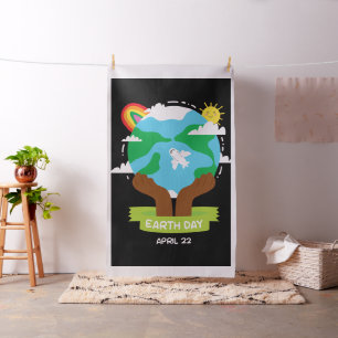 tela del Día del Arcoiris Africano de la Tierra