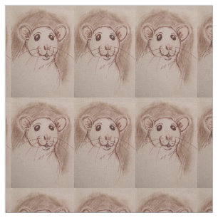 Tela del dibujo animado de la rata de la