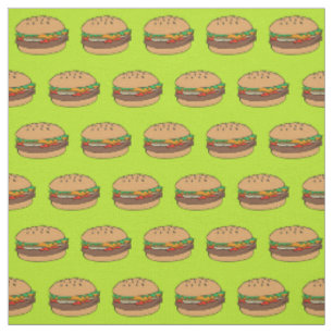 tela del diseño de la hamburguesa