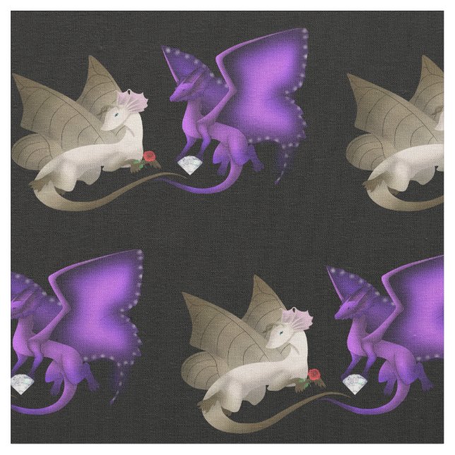 Tela del dragón de la mariposa de BFF (De cerca)