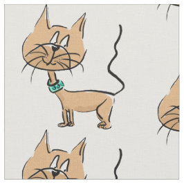Tela del gato del dibujo animado