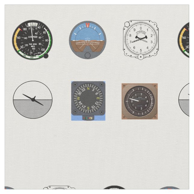 Tela del instrumento de aviones (De cerca)