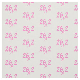 Tela del maratón del rosa 26,2