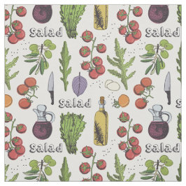 Tela del modelo de la ensalada