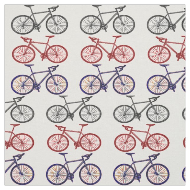 Tela del modelo de la impresión de la bicicleta (Retal)