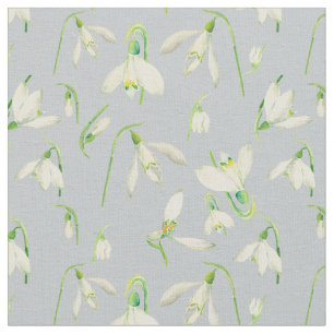 Tela del modelo de Snowdrops de la acuarela