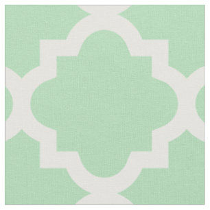 Tela del modelo el de Quatrefoil de la verde