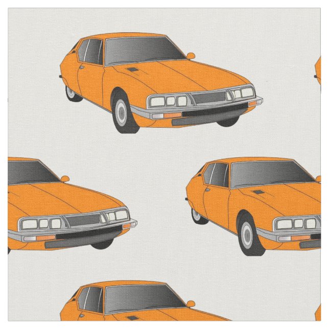 Tela del naranja de Citroen SM (De cerca)