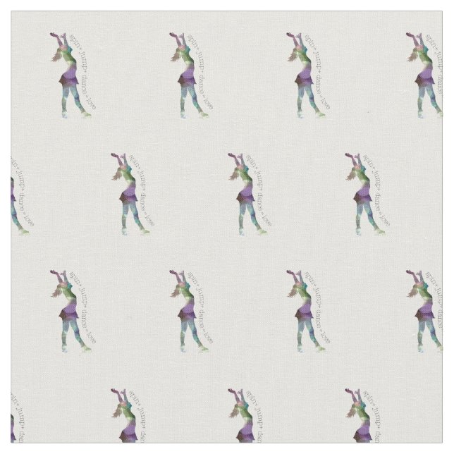 Tela del patinaje artístico (De cerca)