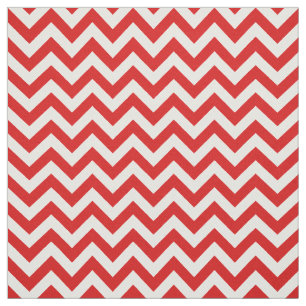 Tela del patrón Chevron de moda blanca roja