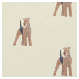 Tela del perro de Airedale Terrier