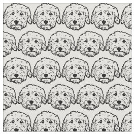 Tela del perro del Doodle - Goldendoodle,