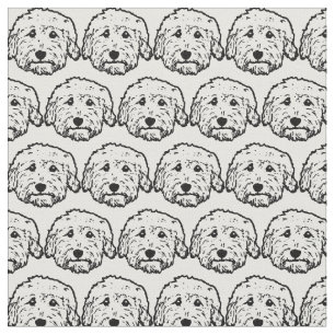 Tela del perro del Doodle - Goldendoodle,