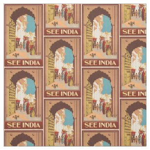 Tela del personalizable del viaje de la India del