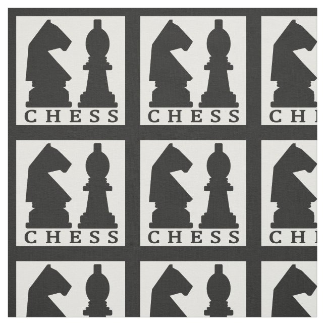 Tela del personalizado del AJEDREZ (Retal)