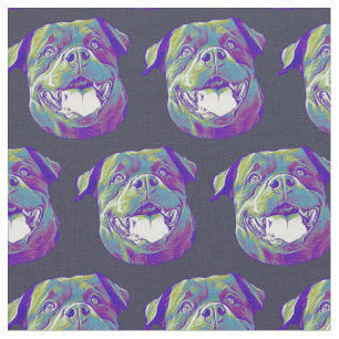 Tela del personalizado del perro de Rottweiler