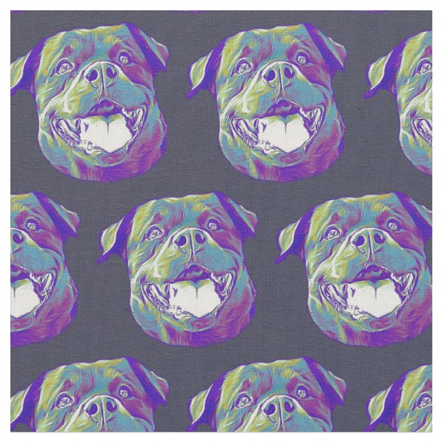 Tela del personalizado del perro de Rottweiler (De cerca)