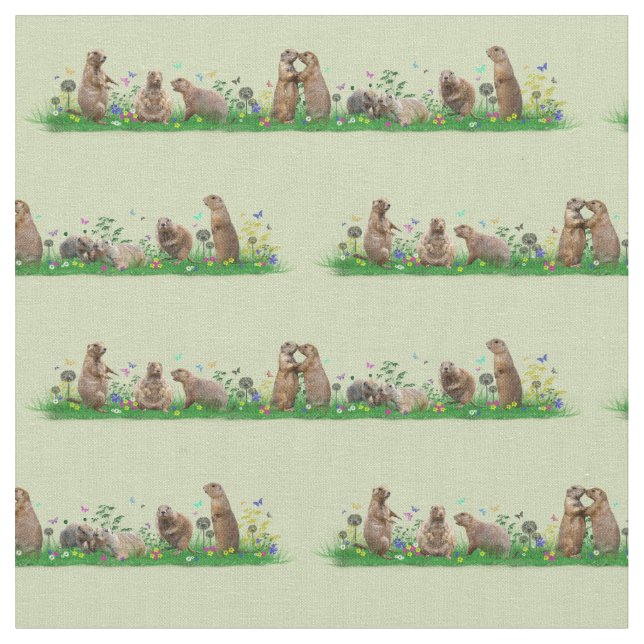 Tela del prado del perro de las praderas (verde (De cerca)