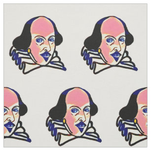 Tela del retrato de Shakespeare - fondo blanco