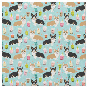 Tela del té de Boba del Corgi - tela del té de l