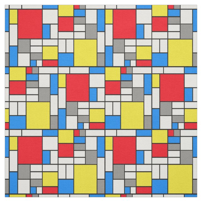 Tela del tema de Mondrian (Retal)