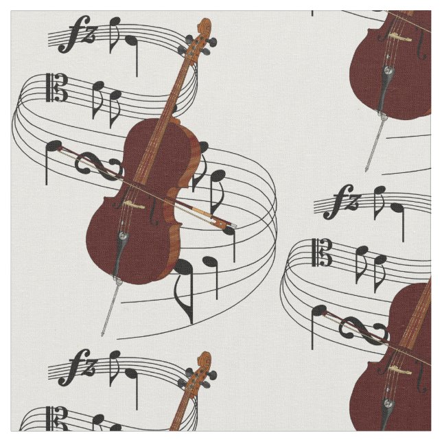 Tela del violoncelo (De cerca)