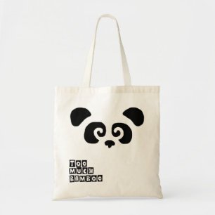 Tela ¡Demasiado bambú! Bolso de la panda