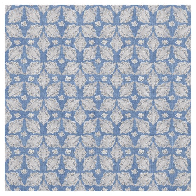 Tela Denim texturizado con repiés sin foco (De cerca)