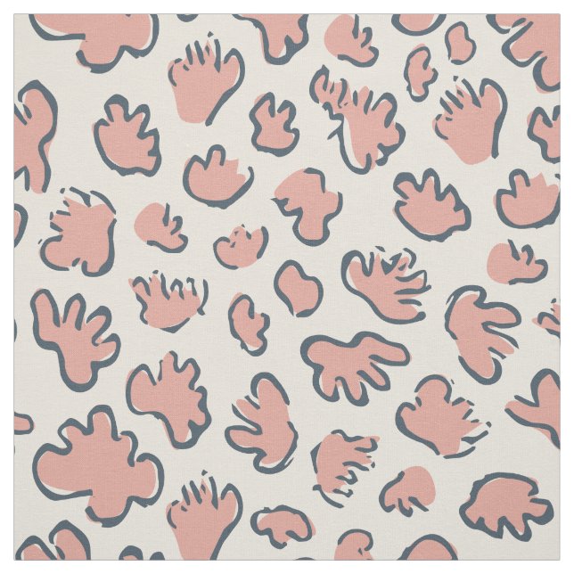 Tela Dense Organic Terrazzo | Abstract Blush Peach (Retal)