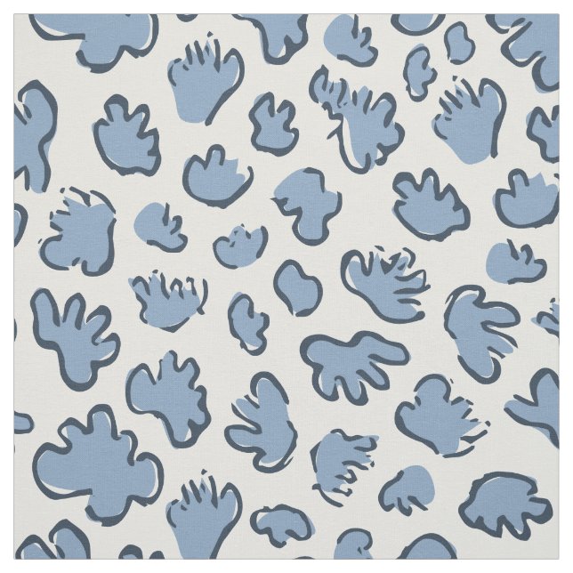 Tela Dense Organic Terrazzo | Abstract Dusty Bluebell  (Retal)