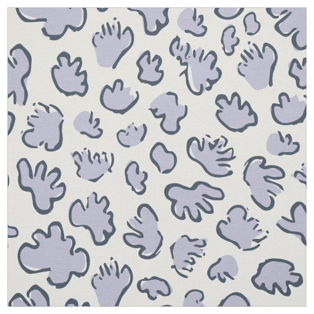 Tela Dense Organic Terrazzo | Abstract Pale Periwinkle (Retal)