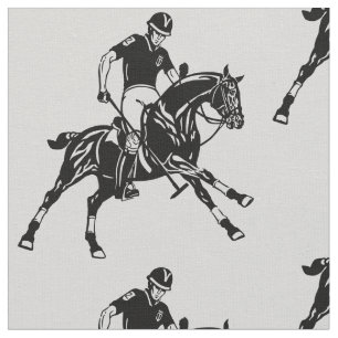 Tela deporte de polo ecuestre