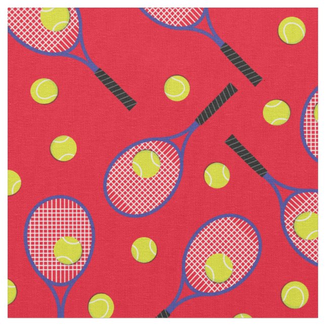 Tela Deportes con raquetas de tenis (De cerca)