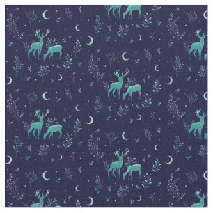 Tela Depósito azul iluminado por luna
