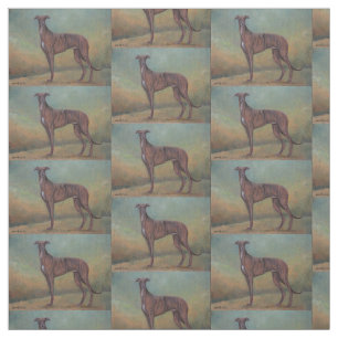 Tela derecha del arte del perro del galgo
