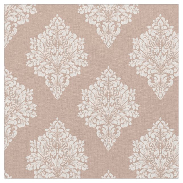 Tela Desert Tones Damask (De cerca)