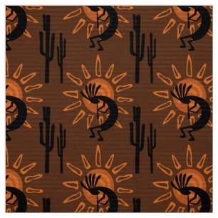 Tela Desierto de Kokopelli Southwest Sun Brown