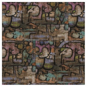 Tela Después de la inundación por Paul Klee
