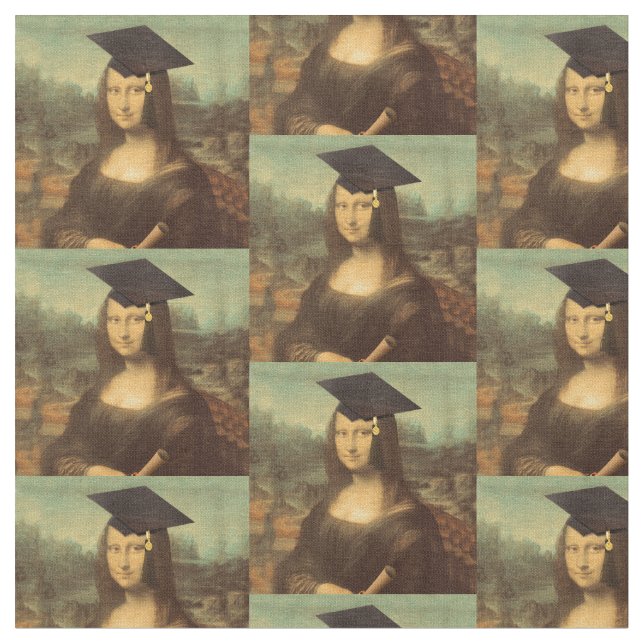 Tela Día de Graduación de Mona Lisa (De cerca)