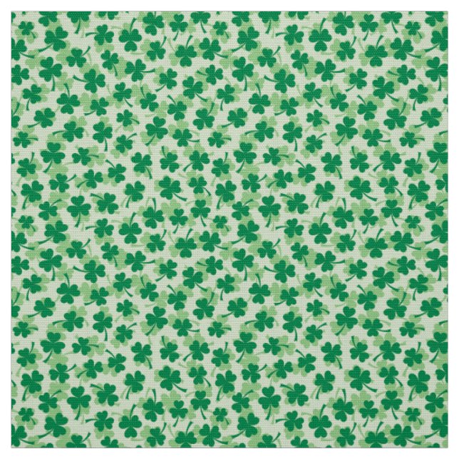 Tela Día del St Patricks del modelo del trébol (Retal)