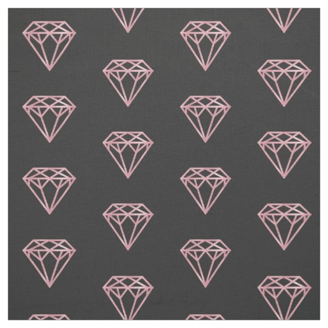 Tela Diamante color de rosa del oro (Retal)