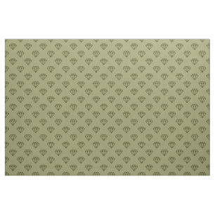 Tela Diamante - Olivo oscuro en Khaki