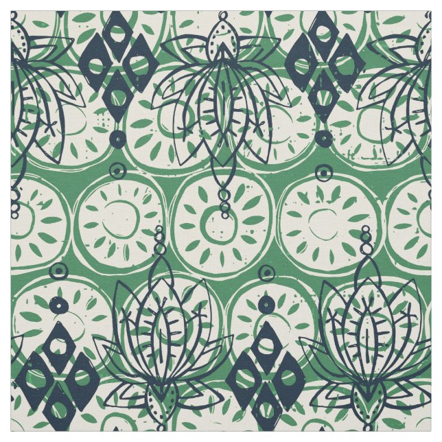 Tela diamante verde loto (Retal)