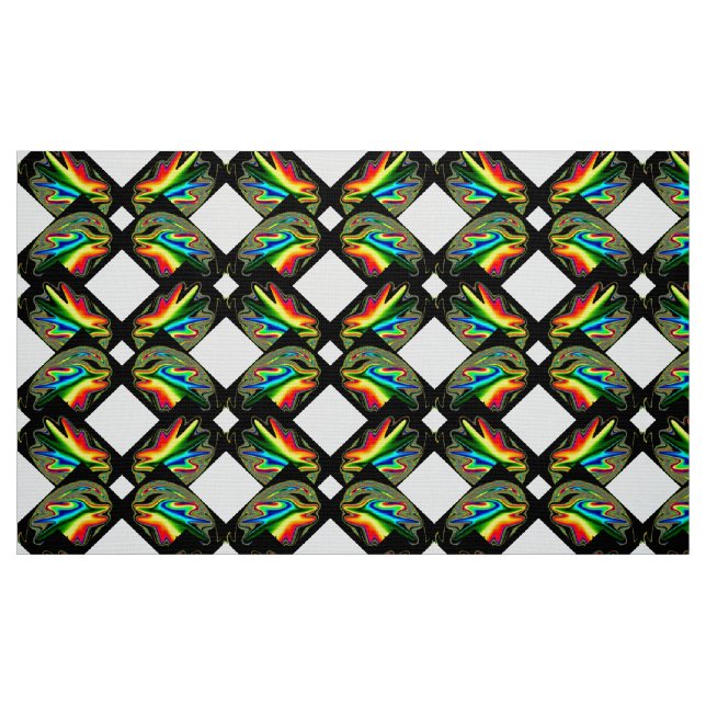 Tela Diamantes afortunados ("Cuarto gordo" (fat quarter))