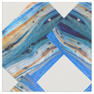 Tela diamantes blancos de barnboard de plumas azules