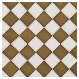 Tela Diamantes blancos marrones y antiguos (pequeña esc