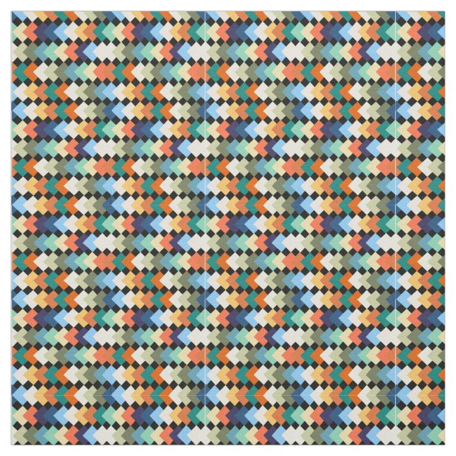 Tela Diamantes de colores claros (Retal)