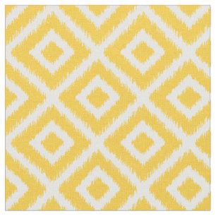 Tela Diamantes de Ikat amarillo